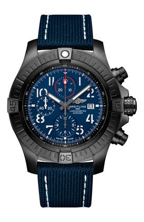 Мужские часы super avenger chronograph 48 night mission BREITLING синего цвета по цене 480000 руб., арт. V13375101C1X1 | Фото 1 Мужские часы super avenger chronograph 48 night mission BREITLING синего цвета, арт. V13375101C1X1 | Фото 1