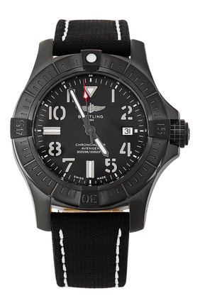 Мужские часы avenger automatic 45 seawolf night mission BREITLING черного цвета по цене 392000 руб., арт. V17319101B1X1 | Фото 1 Мужские часы avenger automatic 45 seawolf night mission BREITLING черного цвета, арт. V17319101B1X1 | Фото 1