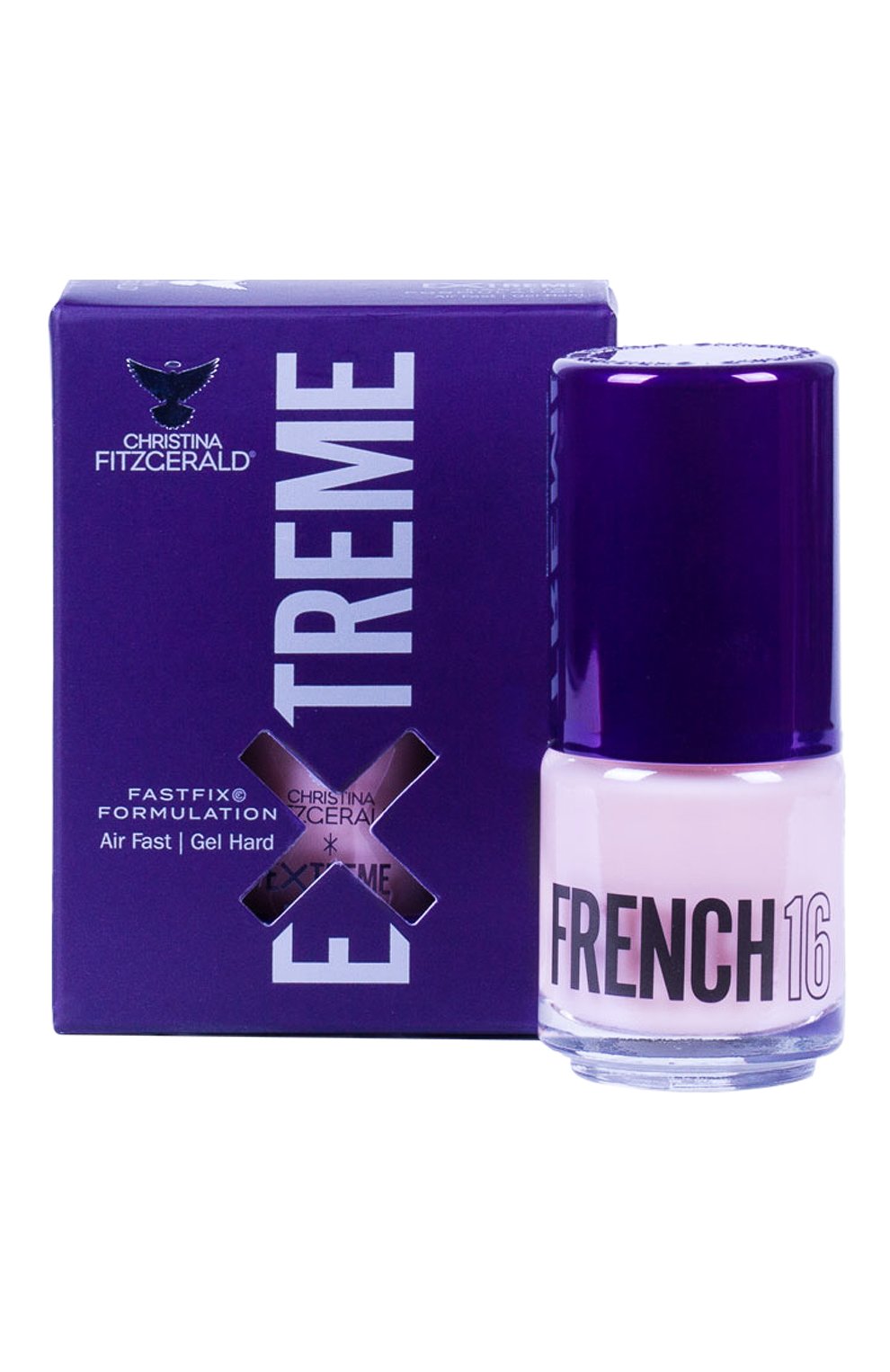 Лак для ногтей extreme, оттенок 16 french (15ml) CHRISTINA FITZGERALD бесцветного цвета, арт. 9333381005052 | Фото 1 (Ограничения доставки: flammable)