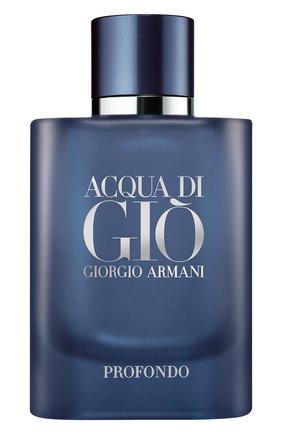 Мужской парфюмерная вода acqua di gio profondo (75ml) GIORGIO ARMANI бесцветного цвета, арт. 3614272865228 | Фото 1 (Ограничения доставки: flammable)