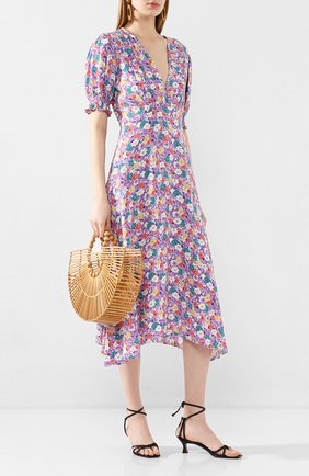 Женское платье из вискозы FAITHFULL THE BRAND фиолетового цвета по цене 23700 руб., арт. FF1495 | Фото 2 Женское платье из вискозы FAITHFULL THE BRAND фиолетового цвета, арт. FF1495 | Фото 2
