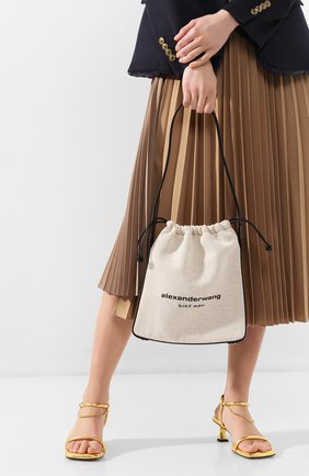 Женская сумка ryan ALEXANDER WANG бежевого цвета по цене 42400 руб., арт. 20C120R191 | Фото 2 Женская сумка ryan ALEXANDER WANG бежевого цвета, арт. 20C120R191 | Фото 2
