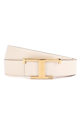 Женский кожаный ремень TOD’S белого цвета по цене 32650 руб., арт. XCWTSI10100NIC | Фото 1 Женский кожаный ремень TOD’S белого цвета, арт. XCWTSI10100NIC | Фото 1
