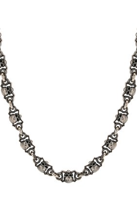 Женское цепь черепа GL JEWELRY серебряного цвета по цене 50380 руб., арт. M600003-S97-01 | Фото 2 Женское цепь черепа GL JEWELRY серебряного цвета, арт. M600003-S97-01 | Фото 2