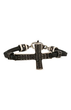 Женская браслет крест с молитвой GL JEWELRY черного цвета по цене 21560 руб., арт. GL410011-S97-01 | Фото 1 Женская браслет крест с молитвой GL JEWELRY черного цвета, арт. GL410011-S97-01 | Фото 1