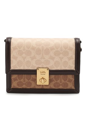 Женская сумка hutton COACH коричневого цвета по цене 36000 руб., арт. 92308 | Фото 1 Женская сумка hutton COACH коричневого цвета, арт. 92308 | Фото 1