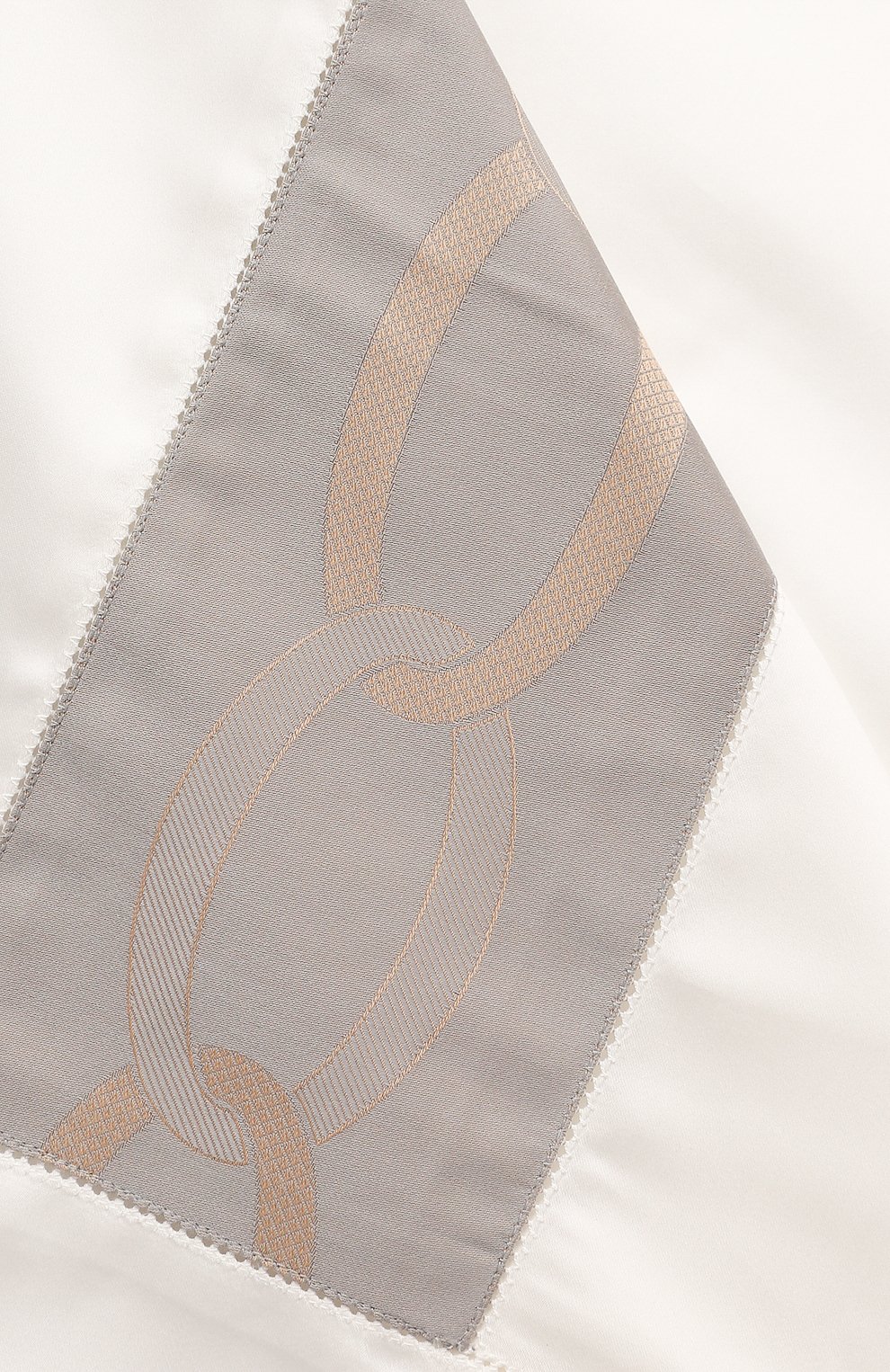 Мужского хлопковая наволочка FRETTE серого цвета по цене 15850 руб., арт. FR6592 E0700 065B | Фото 2 Мужского хлопковая наволочка FRETTE серого цвета, арт. FR6592 E0700 065B | Фото 2