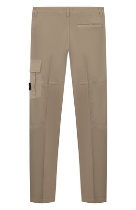 Детские хлопковые брюки STONE ISLAND бежевого цвета по цене 12600 руб., арт. 721630712/14 | Фото 2 Детские хлопковые брюки STONE ISLAND бежевого цвета, арт. 721630712/14 | Фото 2