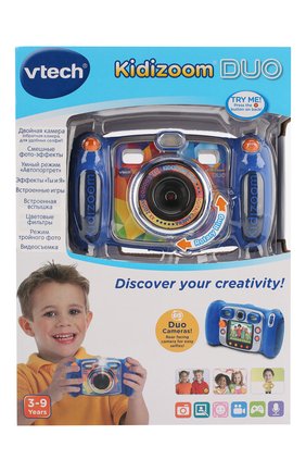 Детского цифровая камера kidizoom duo VTECH разноцветного цвета по цене 11630 руб., арт. 80-170803 | Фото 1 Детского цифровая камера kidizoom duo VTECH разноцветного цвета, арт. 80-170803 | Фото 1