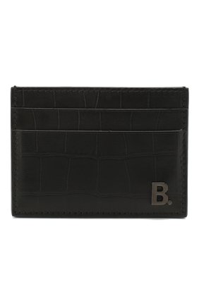 Мужской кожаный футляр для кредитных карт b. BALENCIAGA черного цвета по цене 18550 руб., арт. 601347/1JU7W | Фото 1 Мужской кожаный футляр для кредитных карт b. BALENCIAGA черного цвета, арт. 601347/1JU7W | Фото 1