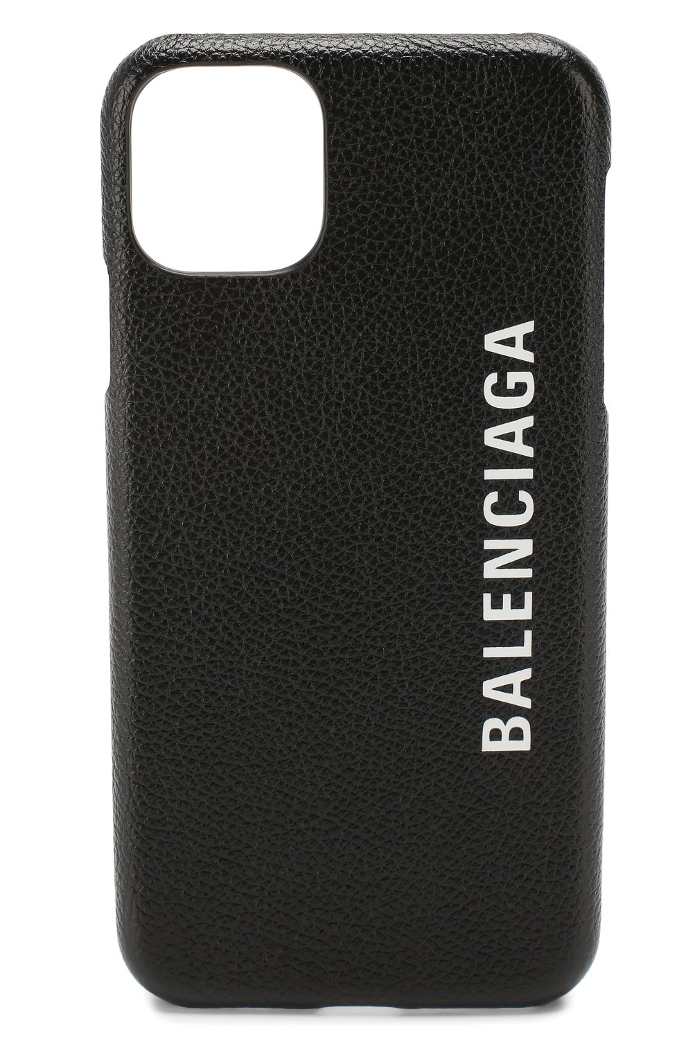 Мужской кожаный чехол для iphone 11 pro max BALENCIAGA черного цвета, арт. 618388/1IZD0 | Фото 1