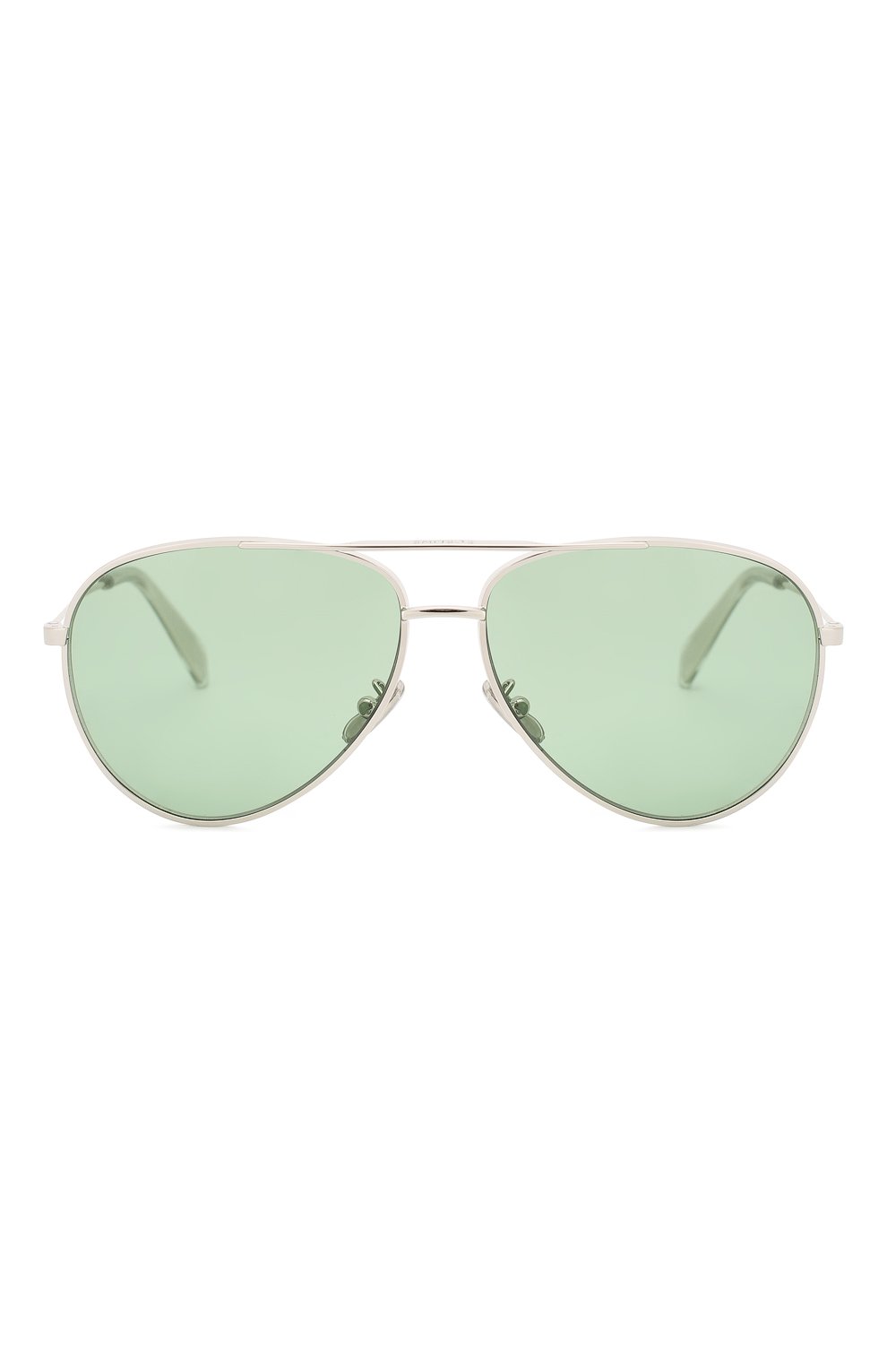 Женские солнцезащитные очки CELINE EYEWEAR серебряного цвета по цене 23200 руб., арт. CL40062U 16N | Фото 3 Женские солнцезащитные очки CELINE EYEWEAR серебряного цвета, арт. CL40062U 16N | Фото 3