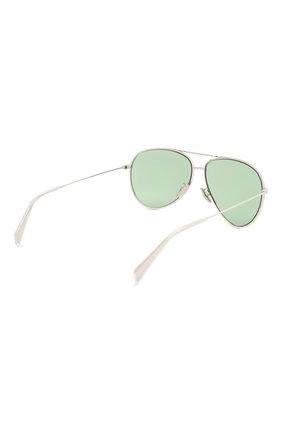 Женские солнцезащитные очки CELINE EYEWEAR серебряного цвета по цене 23200 руб., арт. CL40062U 16N | Фото 4 Женские солнцезащитные очки CELINE EYEWEAR серебряного цвета, арт. CL40062U 16N | Фото 4