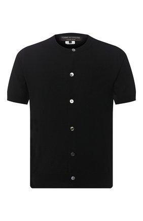 Мужская шерстяной кардиган COMME DES GARCONS HOMME PLUS черного цвета по цене 39650 руб., арт. PE-N010-051 | Фото 1 Мужская шерстяной кардиган COMME DES GARCONS HOMME PLUS черного цвета, арт. PE-N010-051 | Фото 1