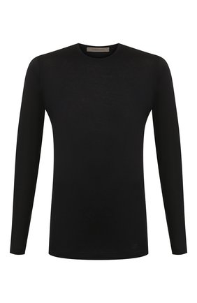 Мужская шелковый лонгслив CORNELIANI темно-синего цвета по цене 26950 руб., арт. 85G555-0125028/00 | Фото 1 Мужская шелковый лонгслив CORNELIANI темно-синего цвета, арт. 85G555-0125028/00 | Фото 1