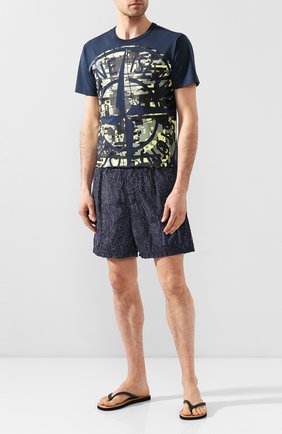 Детского плавки-шорты STONE ISLAND темно-синего цвета по цене 17800 руб., арт. 7215B0444 | Фото 2 Детского плавки-шорты STONE ISLAND темно-синего цвета, арт. 7215B0444 | Фото 2