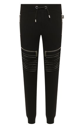 Мужской хлопковые джоггеры PHILIPP PLEIN черного цвета по цене 90600 руб., арт. P20C MJT1533 PJO002N | Фото 1 Мужской хлопковые джоггеры PHILIPP PLEIN черного цвета, арт. P20C MJT1533 PJO002N | Фото 1