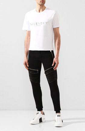 Мужской хлопковые джоггеры PHILIPP PLEIN черного цвета по цене 90600 руб., арт. P20C MJT1533 PJO002N | Фото 2 Мужской хлопковые джоггеры PHILIPP PLEIN черного цвета, арт. P20C MJT1533 PJO002N | Фото 2