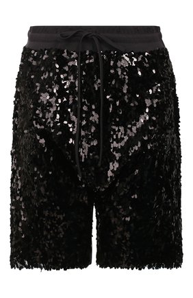 Женские шорты с пайетками R13 черного цвета по цене 26850 руб., арт. R13W3878-41 | Фото 1 Женские шорты с пайетками R13 черного цвета, арт. R13W3878-41 | Фото 1