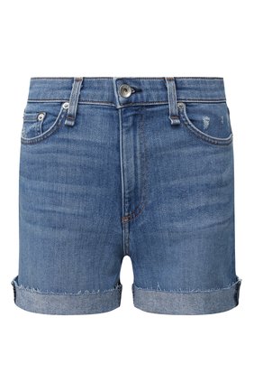 Женские джинсовые шорты RAG&BONE синего цвета по цене 18350 руб., арт. WDD20S1901CLPL | Фото 1 Женские джинсовые шорты RAG&BONE синего цвета, арт. WDD20S1901CLPL | Фото 1