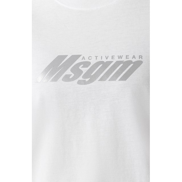Хлопковая футболка MSGM 11097117