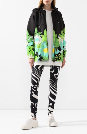 Женские леггинсы 0 moncler richard quinn MONCLER GENIUS черно-белого цвета по цене 33100 руб., арт. F1-09F-8H701-00-809JA | Фото 2 Женские леггинсы 0 moncler richard quinn MONCLER GENIUS черно-белого цвета, арт. F1-09F-8H701-00-809JA | Фото 2