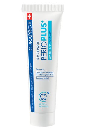 Зубная паста perio plus support (75ml) CURAPROX бесцветного цвета, арт. 7612412426618 | Фото 1