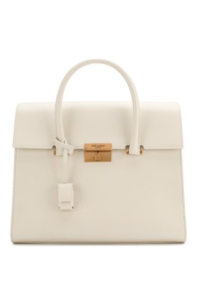 Женская сумка bianca SAINT LAURENT белого цвета по цене 220000 руб., арт. 608976/02G0W | Фото 1 Женская сумка bianca SAINT LAURENT белого цвета, арт. 608976/02G0W | Фото 1