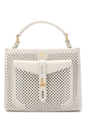 Женская сумка t twist mini TOM FORD белого цвета по цене 175000 руб., арт. L1259T-ICL002 | Фото 1 Женская сумка t twist mini TOM FORD белого цвета, арт. L1259T-ICL002 | Фото 1
