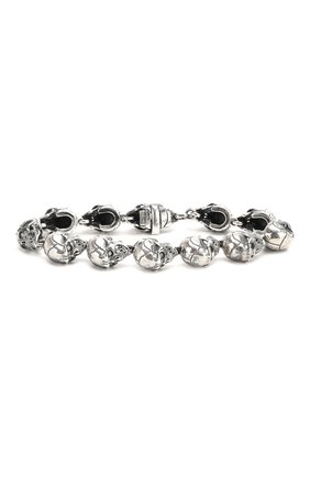 Женский браслет черепа GL JEWELRY серебряного цвета по цене 46420 руб., арт. GL400012-S97-430 | Фото 1 Женский браслет черепа GL JEWELRY серебряного цвета, арт. GL400012-S97-430 | Фото 1