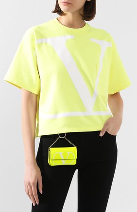 Женская сумка valentino garavani mini VALENTINO желтого цвета по цене 36050 руб., арт. TW0P0T96/BXT | Фото 2 Женская сумка valentino garavani mini VALENTINO желтого цвета, арт. TW0P0T96/BXT | Фото 2