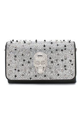 Женская сумка PHILIPP PLEIN черного цвета по цене 249150 руб., арт. P20A WBB0490 PLE009N | Фото 1 Женская сумка PHILIPP PLEIN черного цвета, арт. P20A WBB0490 PLE009N | Фото 1