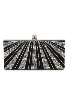 Женский клатч celeste JIMMY CHOO черного цвета по цене 149300 руб., арт. CELESTE/S/ID0 | Фото 1 Женский клатч celeste JIMMY CHOO черного цвета, арт. CELESTE/S/ID0 | Фото 1