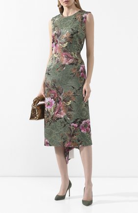 Женская замшевые туфли romy 85 JIMMY CHOO зеленого цвета по цене 42800 руб., арт. R0MY 85/SUE | Фото 2 Женская замшевые туфли romy 85 JIMMY CHOO зеленого цвета, арт. R0MY 85/SUE | Фото 2