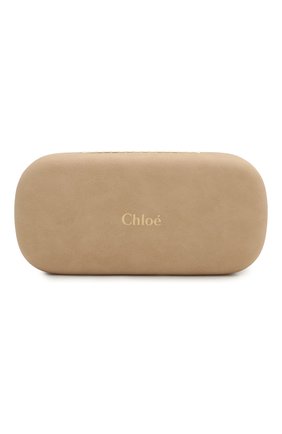 Женские солнцезащитные очки CHLOÉ коричневого цвета по цене 23100 руб., арт. 2743-218 | Фото 5 Женские солнцезащитные очки CHLOÉ коричневого цвета, арт. 2743-218 | Фото 5