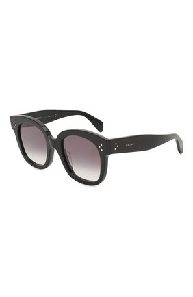 Женские солнцезащитные очки CELINE EYEWEAR черного цвета по цене 28200 руб., арт. CL4002UN 01B | Фото 1 Женские солнцезащитные очки CELINE EYEWEAR черного цвета, арт. CL4002UN 01B | Фото 1