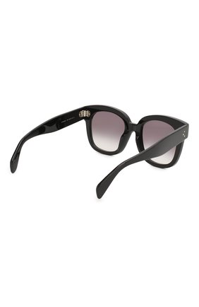 Женские солнцезащитные очки CELINE EYEWEAR черного цвета по цене 28200 руб., арт. CL4002UN 01B | Фото 4 Женские солнцезащитные очки CELINE EYEWEAR черного цвета, арт. CL4002UN 01B | Фото 4