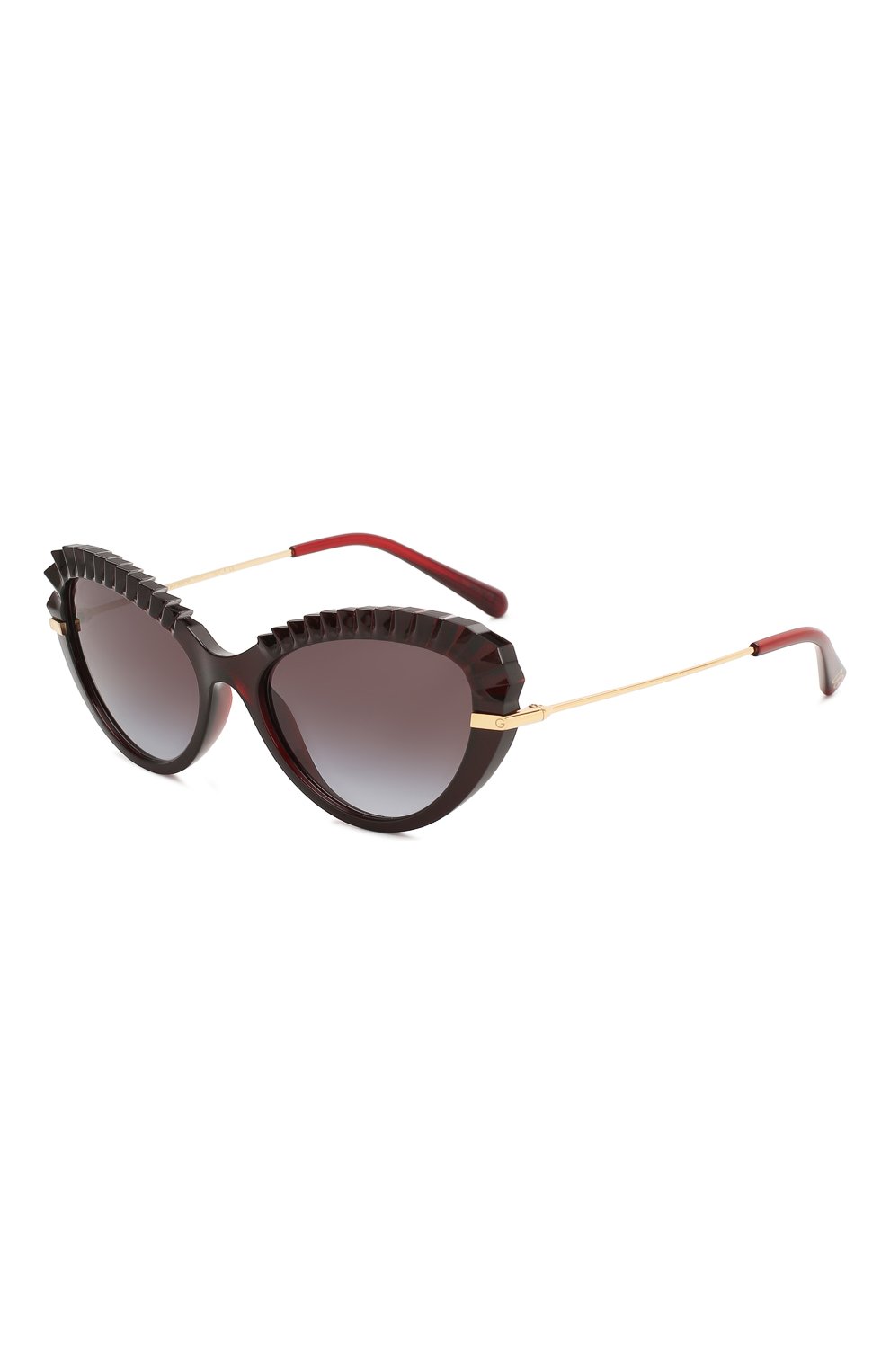 Женские солнцезащитные очки DOLCE & GABBANA коричневого цвета, арт. 6133-550/8G | Фото 1