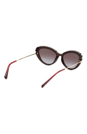Женские солнцезащитные очки DOLCE & GABBANA коричневого цвета по цене 16300 руб., арт. 6133-550/8G | Фото 4 Женские солнцезащитные очки DOLCE & GABBANA коричневого цвета, арт. 6133-550/8G | Фото 4