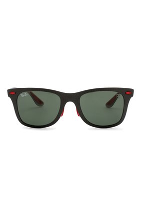 Женские солнцезащитные очки RAY-BAN черного цвета, арт. 8395M-F05471 | Фото 4 (Тип очков: С/з; Очки форма: Прямоугольные; Оптика Гендер: оптика-мужское)