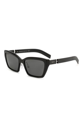 Женские солнцезащитные очки PRADA черного цвета по цене 22100 руб., арт. 14XS-1AB5S0 | Фото 1 Женские солнцезащитные очки PRADA черного цвета, арт. 14XS-1AB5S0 | Фото 1
