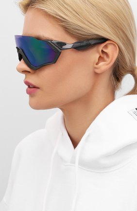 Женские солнцезащитные очки OAKLEY синего цвета по цене 17600 руб., арт. 9401-940115 | Фото 2 Женские солнцезащитные очки OAKLEY синего цвета, арт. 9401-940115 | Фото 2