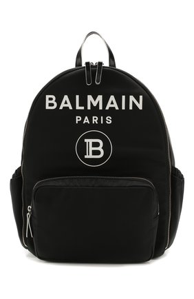 Детская рюкзак BALMAIN черного цвета по цене 35000 руб., арт. 6M0918/ME360 | Фото 1 Детская рюкзак BALMAIN черного цвета, арт. 6M0918/ME360 | Фото 1