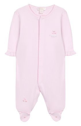Детский хлопковый комбинезон KISSY KISSY розового цвета по цене 5170 руб., арт. KGQ04451N | Фото 1 Детский хлопковый комбинезон KISSY KISSY розового цвета, арт. KGQ04451N | Фото 1