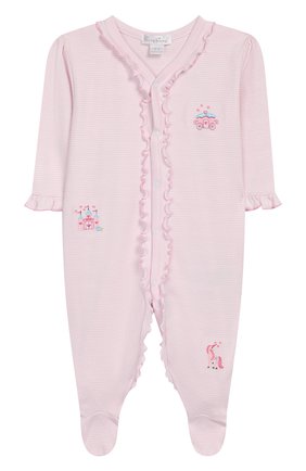 Детский хлопковый комбинезон KISSY KISSY розового цвета по цене 3950 руб., арт. KGQ04436N | Фото 1 Детский хлопковый комбинезон KISSY KISSY розового цвета, арт. KGQ04436N | Фото 1