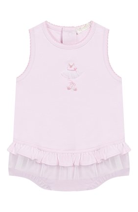 Детское хлопковое боди KISSY KISSY розового цвета по цене 5920 руб., арт. KGD04456N | Фото 1 Детское хлопковое боди KISSY KISSY розового цвета, арт. KGD04456N | Фото 1