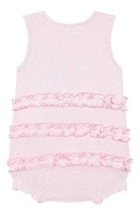 Детское хлопковое боди KISSY KISSY розового цвета по цене 4230 руб., арт. KGD04443I | Фото 2 Детское хлопковое боди KISSY KISSY розового цвета, арт. KGD04443I | Фото 2