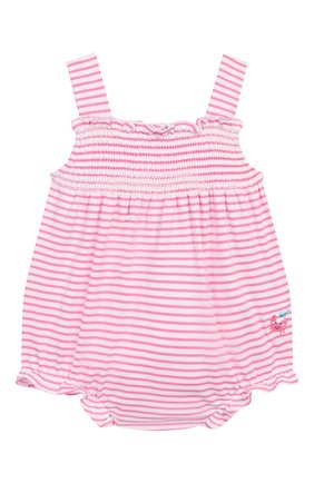 Детское хлопковое боди KISSY KISSY розового цвета по цене 3950 руб., арт. KGD03551I | Фото 1 Детское хлопковое боди KISSY KISSY розового цвета, арт. KGD03551I | Фото 1