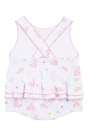 Детское хлопковое боди KISSY KISSY розового цвета по цене 3610 руб., арт. KGD03550I | Фото 2 Детское хлопковое боди KISSY KISSY розового цвета, арт. KGD03550I | Фото 2