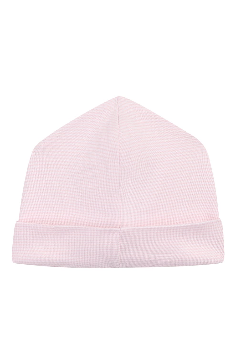 Детского хлопковая шапка KISSY KISSY розового цвета, арт. KG504447N | Фото 2 (Материал: Текстиль, Хлопок; Кросс-КТ НВ: Шапочки-аксессуары)